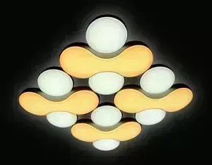Управляемый светодиодный светильник Ambrella light FG1066/4 WH 208W D720*720