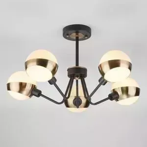 Потолочная люстра EUROSVET 70093/5 черный