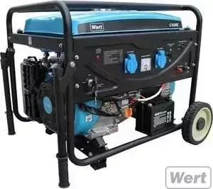 Генератор WERT бензиновый G 6500E