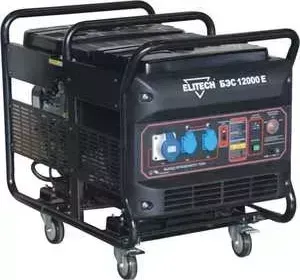 Генератор ELITECH бензиновый БЭС 12000 Е