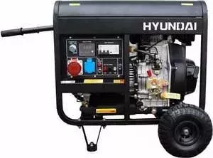 Генератор HYUNDAI дизельный DHY8000LE + колёса