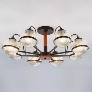 Потолочная люстра EUROSVET 70081/8 черный