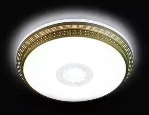 Управляемый светодиодный светильник Ambrella light F130 WH GD 72W D500