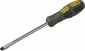 Отвертка STAYER Max-Grip Regular Cr-V намагниченная SL 6.5х150мм (2580-06-150 G)