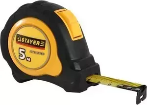 Рулетка STAYER 5м х19мм Autolock обрезиненный корпус Master (3402-05-19_z01)