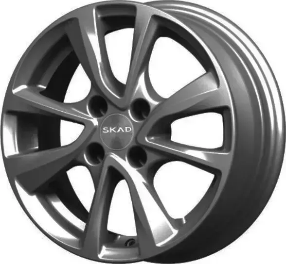 Диск автомобильный СКАД НИЦЦА 5.5X14/4X98 ET35 D58.6 Черный-бархат