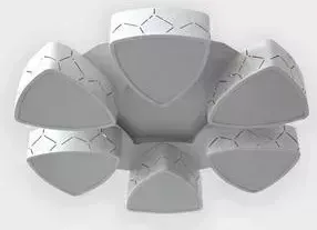 Управляемый светодиодный светильник Ambrella light FG2066 WH 144W+21W D800