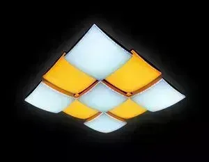 Управляемый светодиодный светильник Ambrella light FP2329 WH 288W D720*720