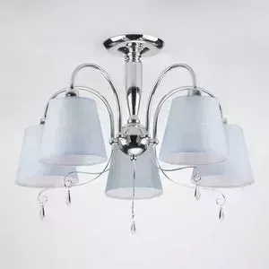Потолочная люстра EUROSVET 70096/5 хром