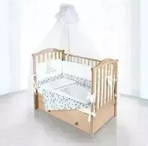 Комплект в кроватку Pituso в Пчелки 6пр голубой 120x60 p01b1