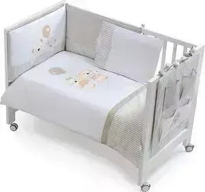Комплект в кроватку INTER BABY в 3 пред oso globo beig, бежевый, 60х120 см 91176-r-05