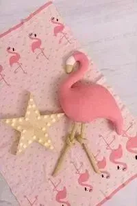 Одеяло Bizzi Growin Flamingo 75*100 вязанное BG032