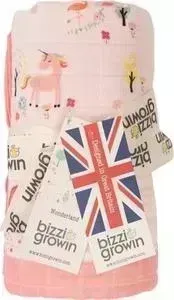 Одеяло Bizzi Growin Wonderland муслин 3 слоя 110*130 BG300