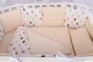 Комплект в кроватку AmaroBaby в WB Premium 18 предметов (6+12 бортиков) ЭСКИМО (белый)