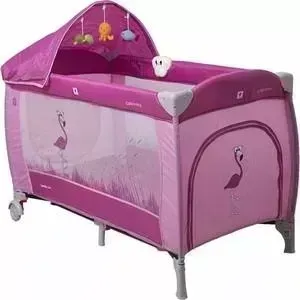 Манеж Coto Baby кровать Samba Lux Розовый 10