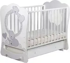 Кроватка детская БИ Кубаньлесстрой Baby Sleep 7 белый