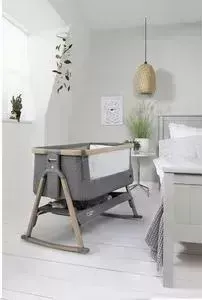 Колыбель Tutti Bambini CoZee Oak and Charcoal 211205/3590 + качалка