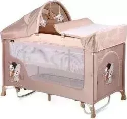 Манеж Lorelli San Remo 2 Rocker Бежевый Beige Cool Cat 1935