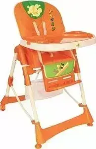 Стул Geoby ьчик оранжевый с зеленой вставкой (HC21 Orange)