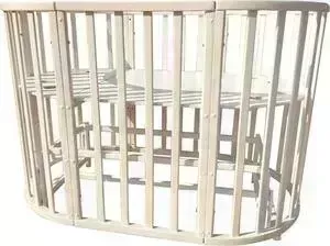 Кроватка детская JAKOMO трансформер Teo (слон.кость) 9в1 маятник GL000996117