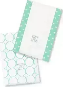Полотенчики SwaddleDesigns Baby Burpie Set SeaCrystal Mod (SD-023SC)