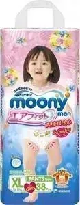 Трусики для девочек MOONY MAN XL (12-22 кг) 38 шт 4903111-184712
