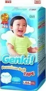 Подгузники Genki L (9-14 кг) 54 шт 4901121-512648