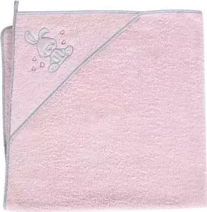 Полотенце Ceba Baby уголок 100*100 см Small Bunny pink W-815-097-137