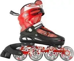 Коньки роликовые MaxCity SYMBOL MC - RS000013 - Красный (40 - 43)