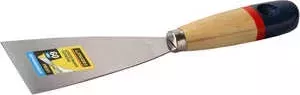 Шпательная лопатка STAYER Profi c нержавеющим полотном деревянная ручка 60мм (10012-060)