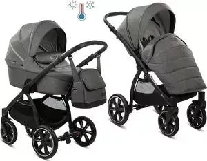 Коляска 2 в 1 Noordi 2 в 1 Fjordi Sport Dark Grey 813