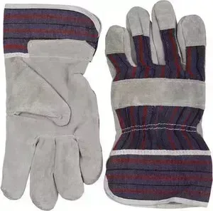 Перчатки STAYER Master рабочие комбинированные кожаные из спилка XL (1130-XL)
