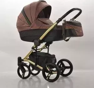 Коляска 2 в 1 MR SANDMAN 2 в 1 West-East Gold 50&#037; Эко кожа Bronze