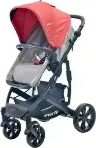 Коляска трансформер EVERFLO Multi Lush E-490 red