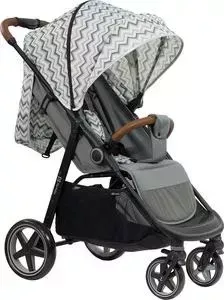Коляска прогулочная Farfello ZIGZAG серый Z2