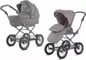 Коляска 2 в 1 INGLESINA 2 в 1 Sofia System Duo на шасси Ergo Bike Sideral Grey