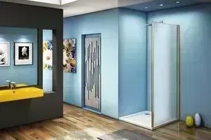 Боковая стенка Good Door для душевой двери Jazze 80 матовая Грейп, бронза (Jazze SP-80-G-BR)