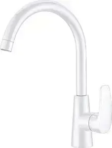 Смеситель для кухни Elghansa Monica White белый (56B1219-White)