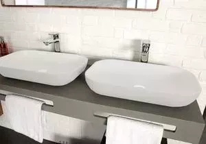 Раковина Acquabella On-Top Oval 58x38 белый (LAVABO_ON-TOP_RECTANGLE_SLATE_BLANCO)