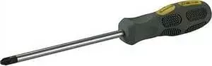 Отвертка STAYER Max-Grip Regular Cr-V намагниченная PZ No. 0х100мм (25822-0-100 G)