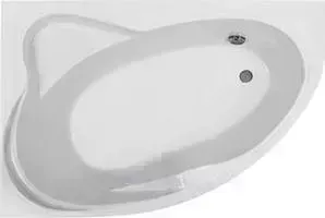 Акриловая ванна ROCA Luna 170x115 каркас, асимметричная левая белая (ZRU9302911, ZRU9302913)