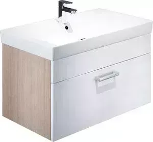 Тумба с раковиной IDDIS с Mirro 800 подвесная (MIR80W0i95K)