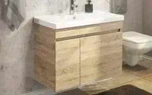 Тумба с раковиной Comforty с Тромсе 80 дуб сонома (4142219)