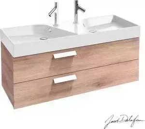 Тумба под раковину JACOB DELAFON Rythmik 119,5x45x42,4 см, арлингтонгский дуб (EB1305-E70)