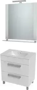 Мебель для ванной TRITON Ника 90 белый, 2 ящика