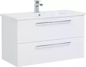 Тумба с раковиной Dreja с Gio 100 белый (77.0105W, 641235)