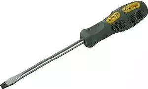 Отвертка STAYER Max-Grip Regular Cr-V намагниченная SL 6.5х100мм (2580-06-100 G)