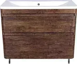 Тумба с раковиной Style line с Атлантика Люкс 100 старое дерево (2000949224480, 2000949224527)