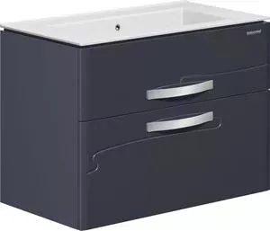 Тумба с раковиной EDELFORM с Нота 75x47 серая (35654, 33856)