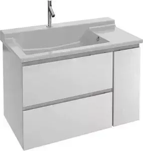 Тумба с раковиной JACOB DELAFON с Soprano 96x53,5x63,4 см, белый (EB1331-N18, EXK112-00)